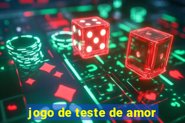 jogo de teste de amor